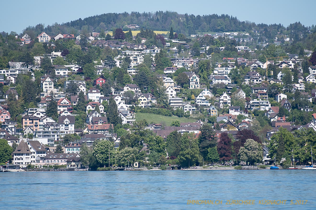 Küsnacht Horn vom See aus