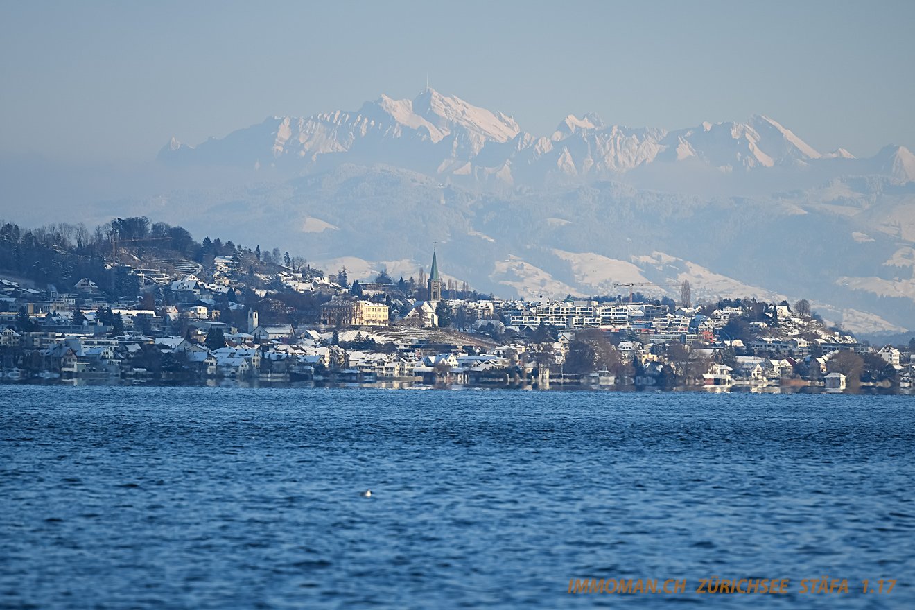 Stäfa vor Säntis