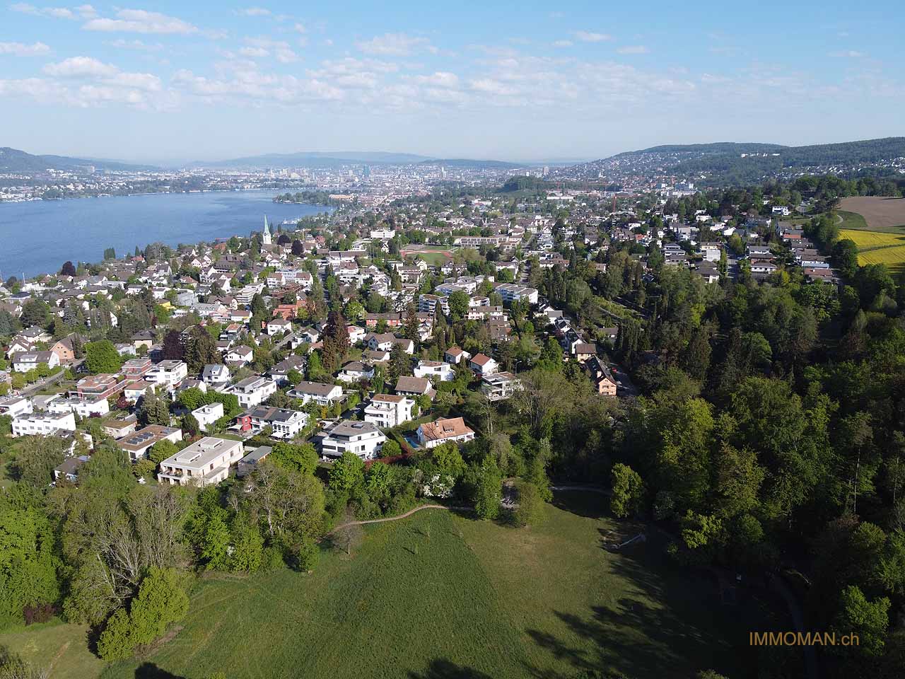 M Ausicht oberhalb Zürich